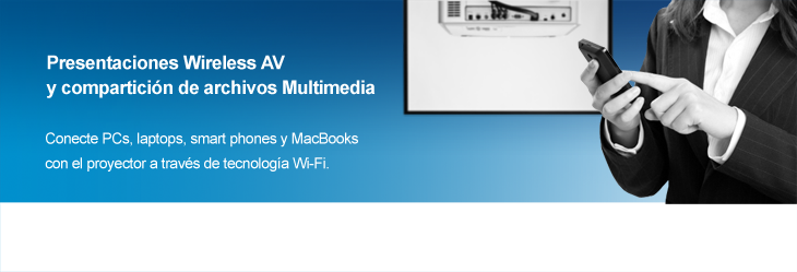 Presentaciones y compartición de archivos Multimedia mediante Wireless AV